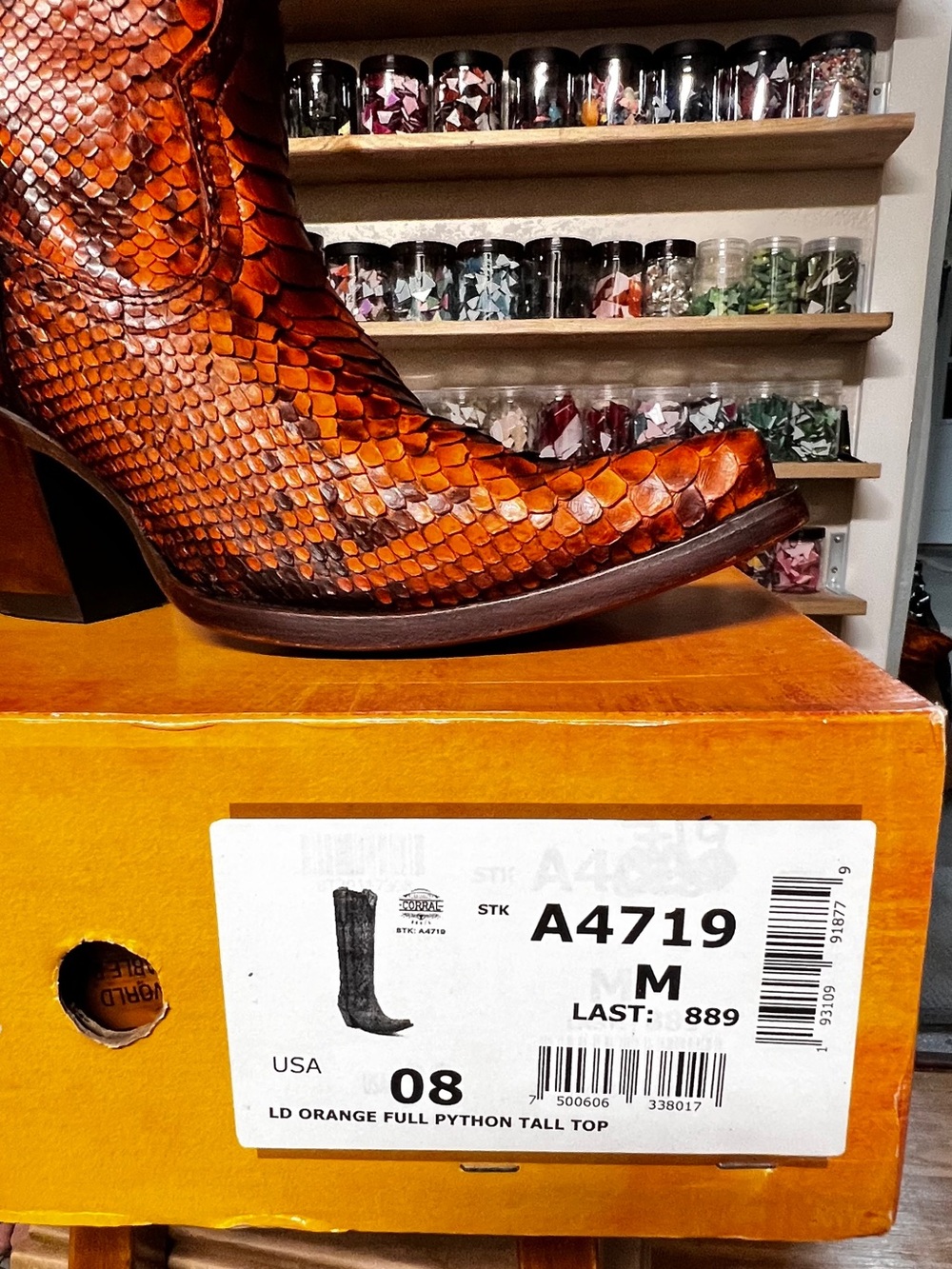 Corral Python Western Boot - Picture 2 of 3